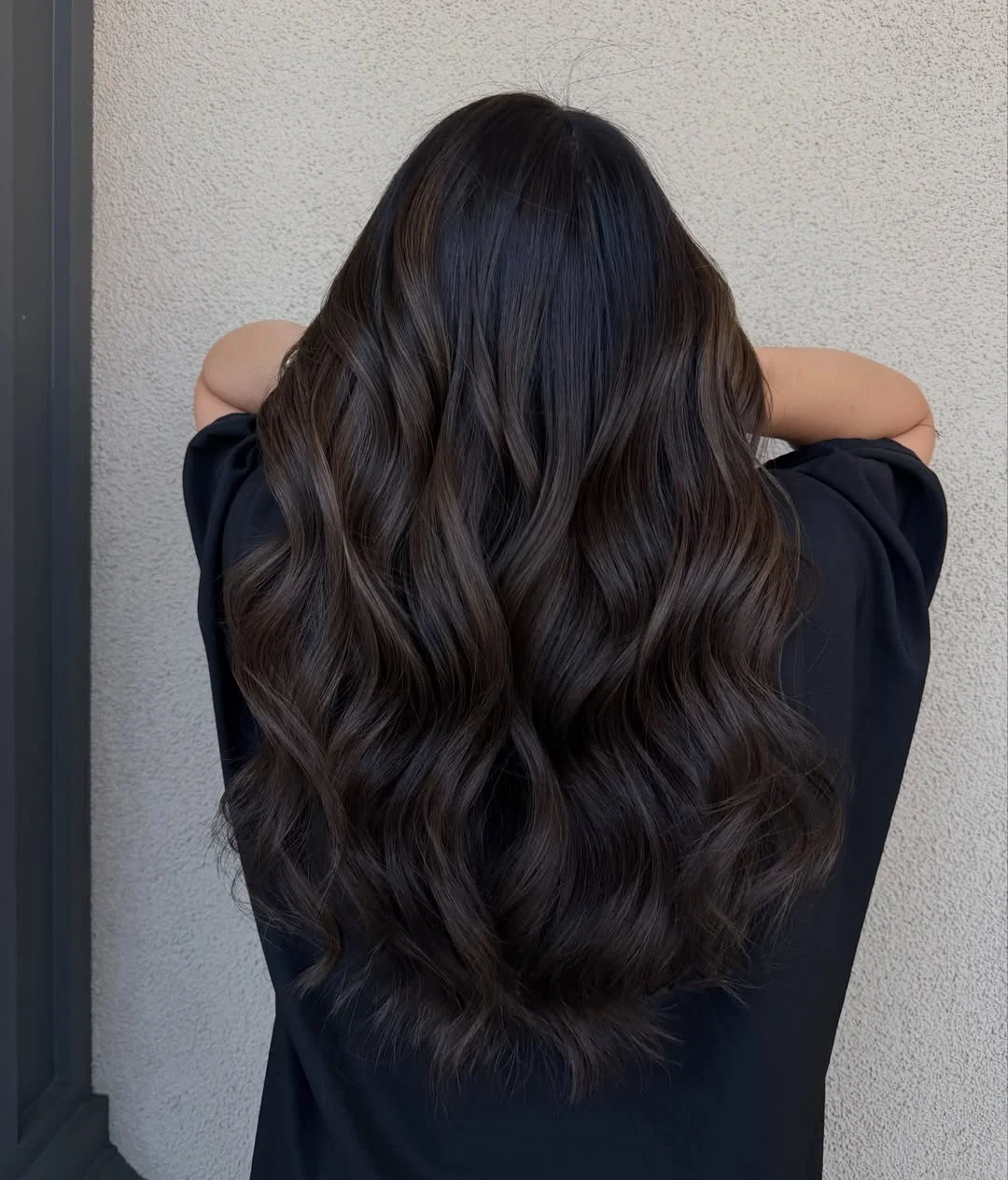 warm summer hair color ideas for brunettes 2026 Deep Midnight Brunette With Velvet Shine