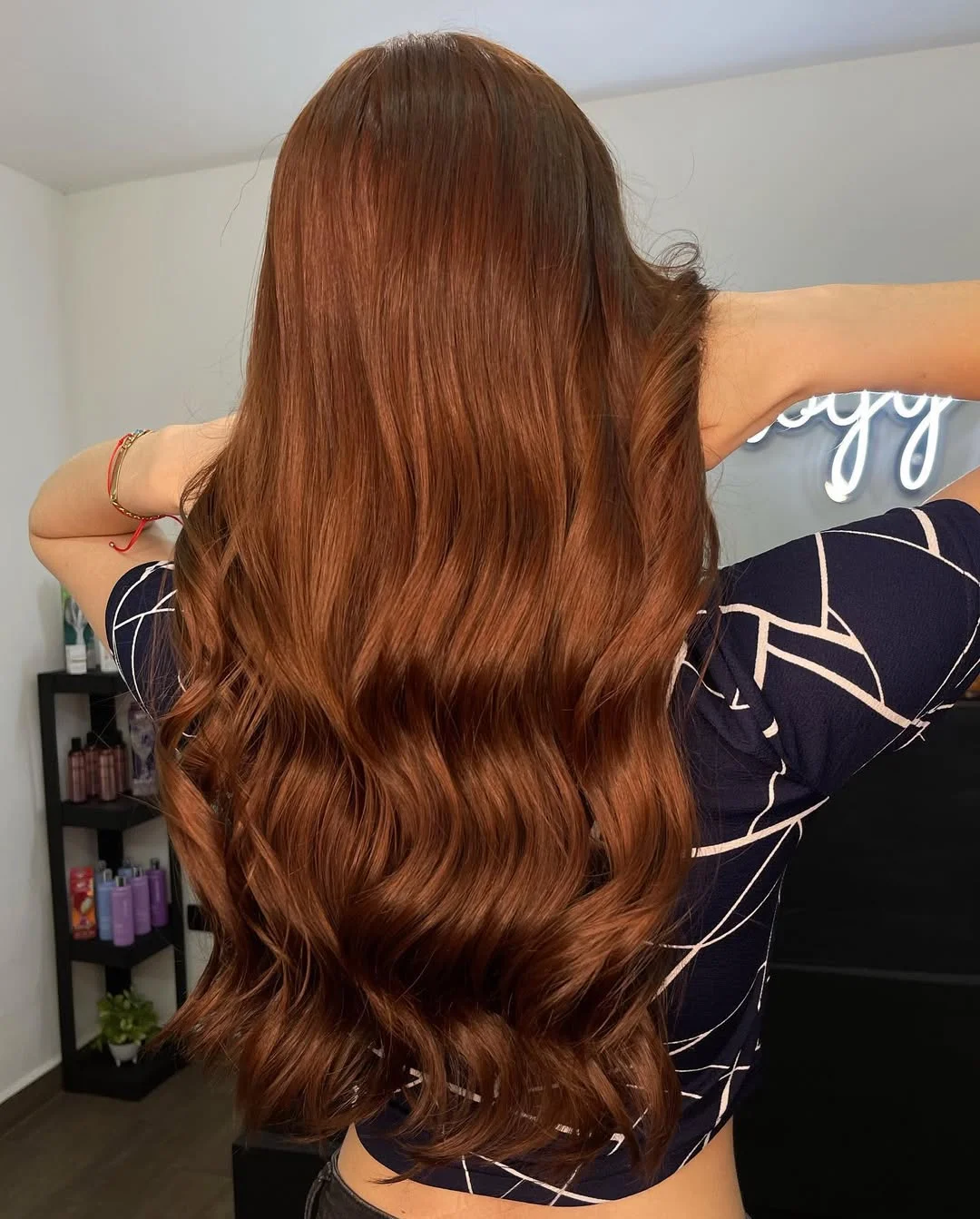 bold summer cowgirl copper hair color 2026 glossy cinnamon flow