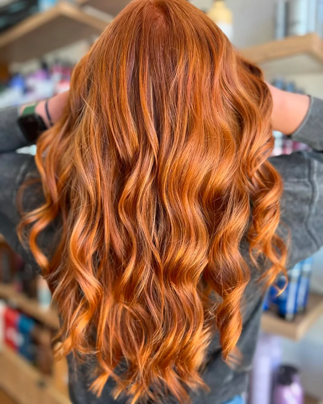 bold summer cowgirl copper hair color 2026 fiery balayage movement