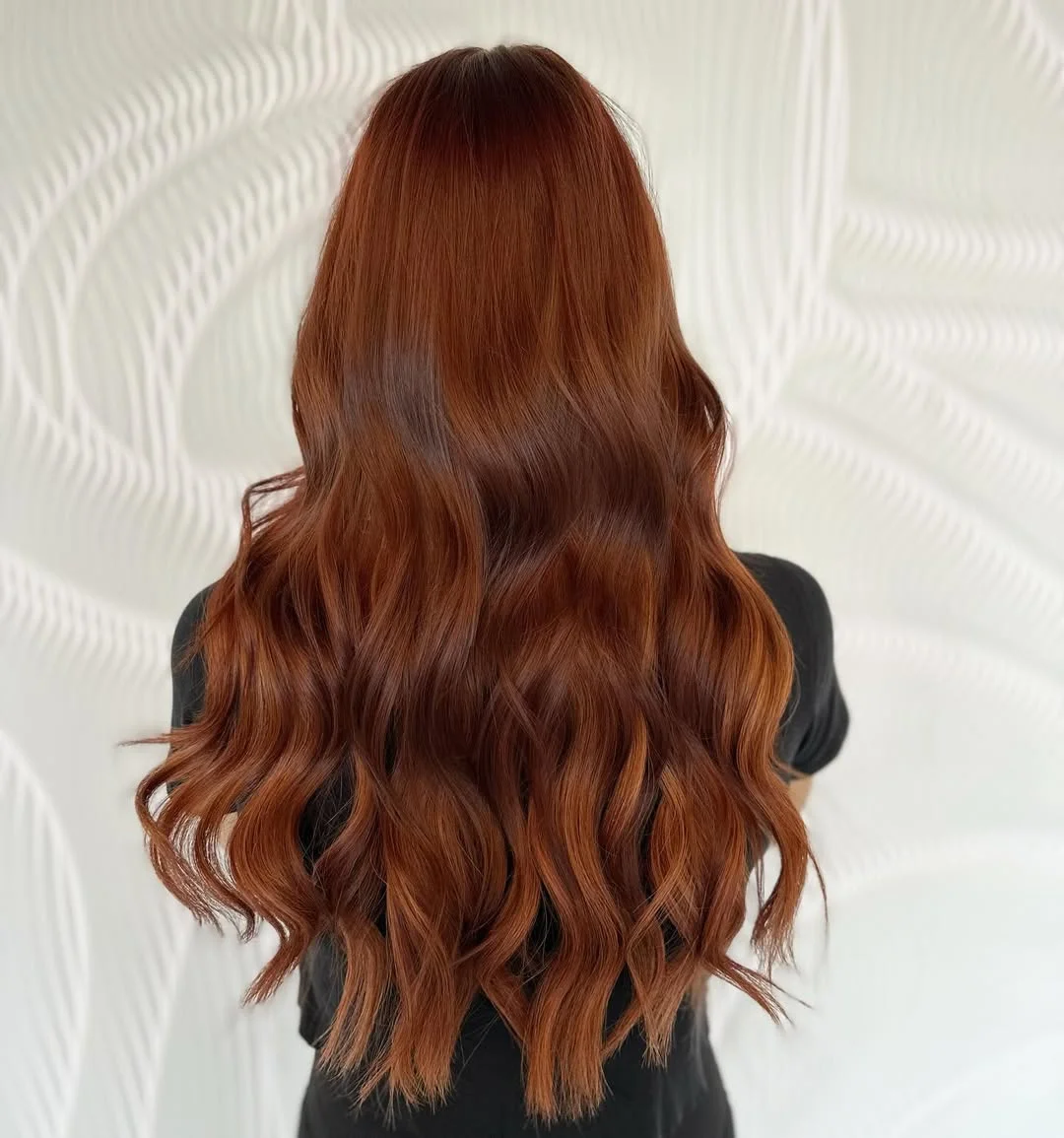 bold summer cowgirl copper hair color 2026 dark muted velvet waves