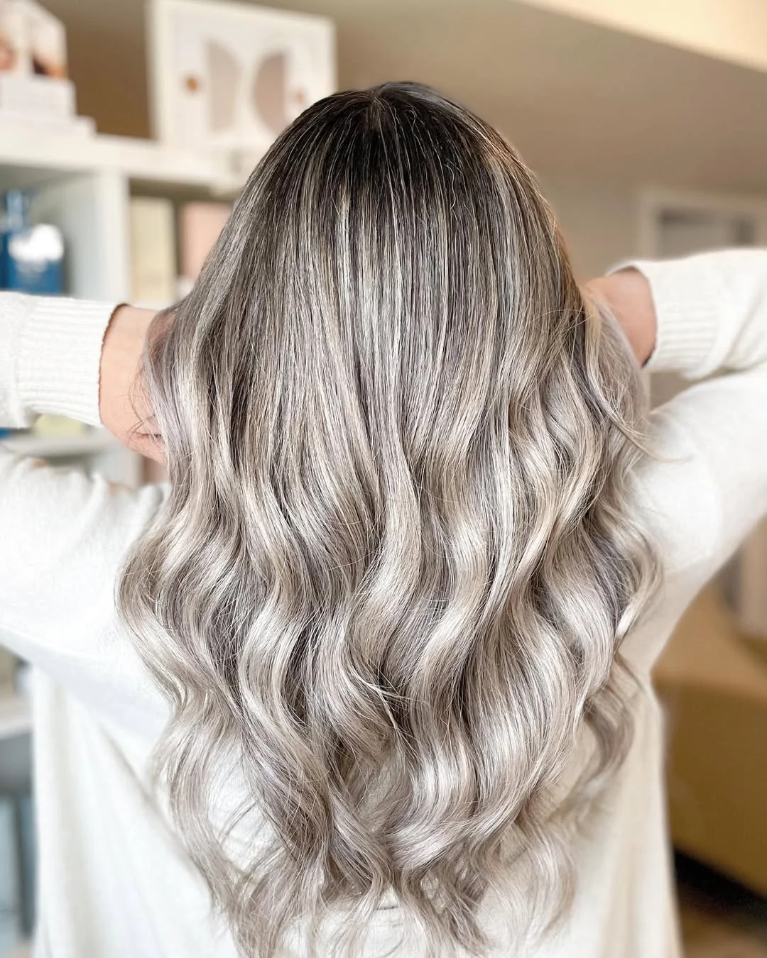 cool summer ash blonde hair color 2026 Cool Vanilla Bronde With Silvery Texture