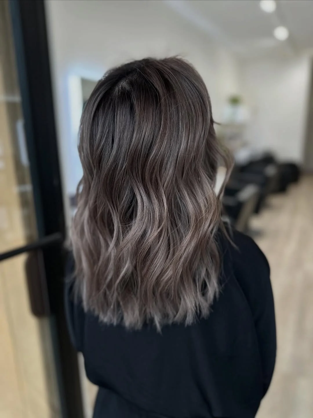 cool summer ash blonde hair color 2026 Mushroom Ash Brunette With Muted Glossy Ribbons