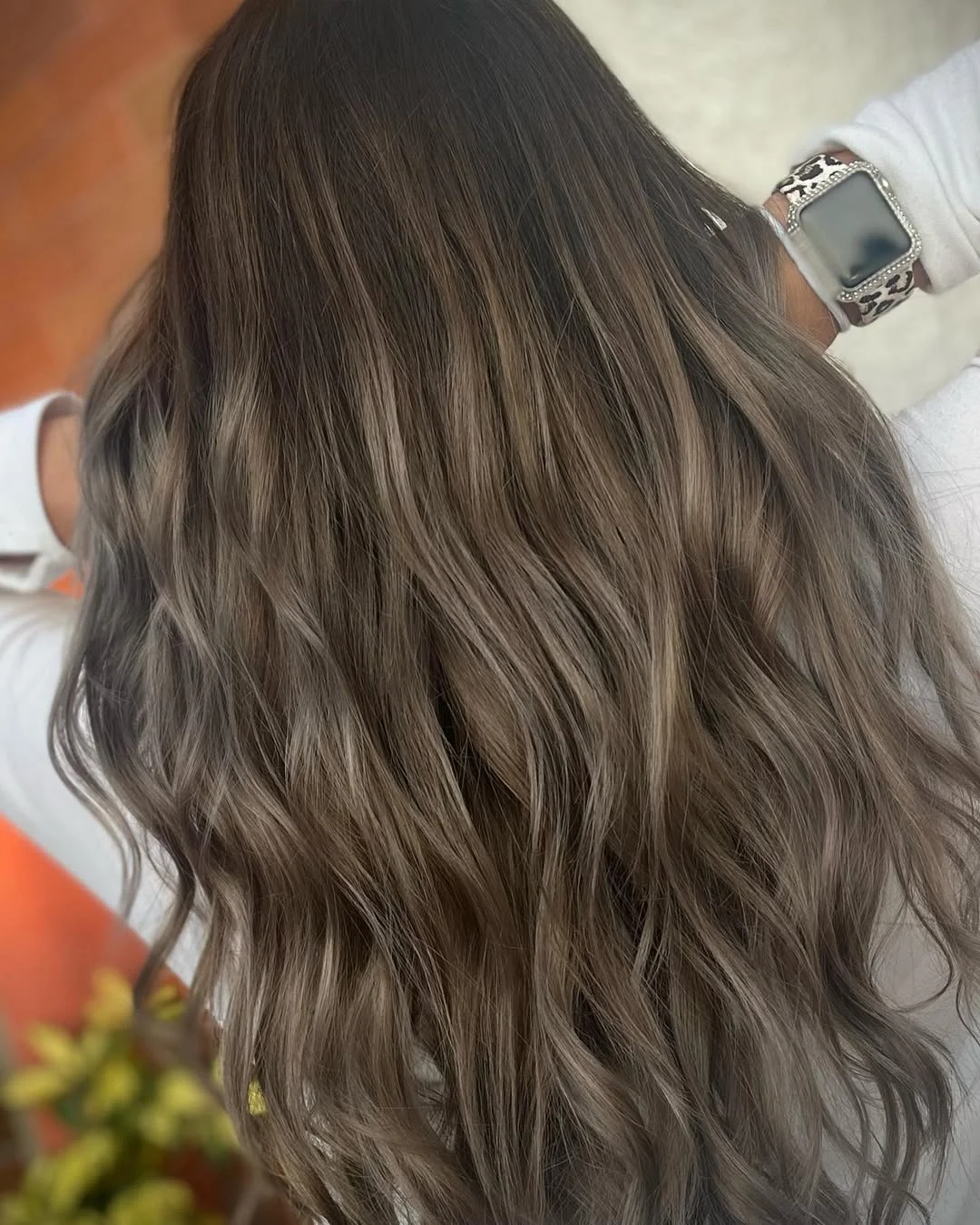 19 cool-toned summer mushroom brown hair color 2026 Cool-Toned Mushroom Balayage With Velvet Taupe Ends