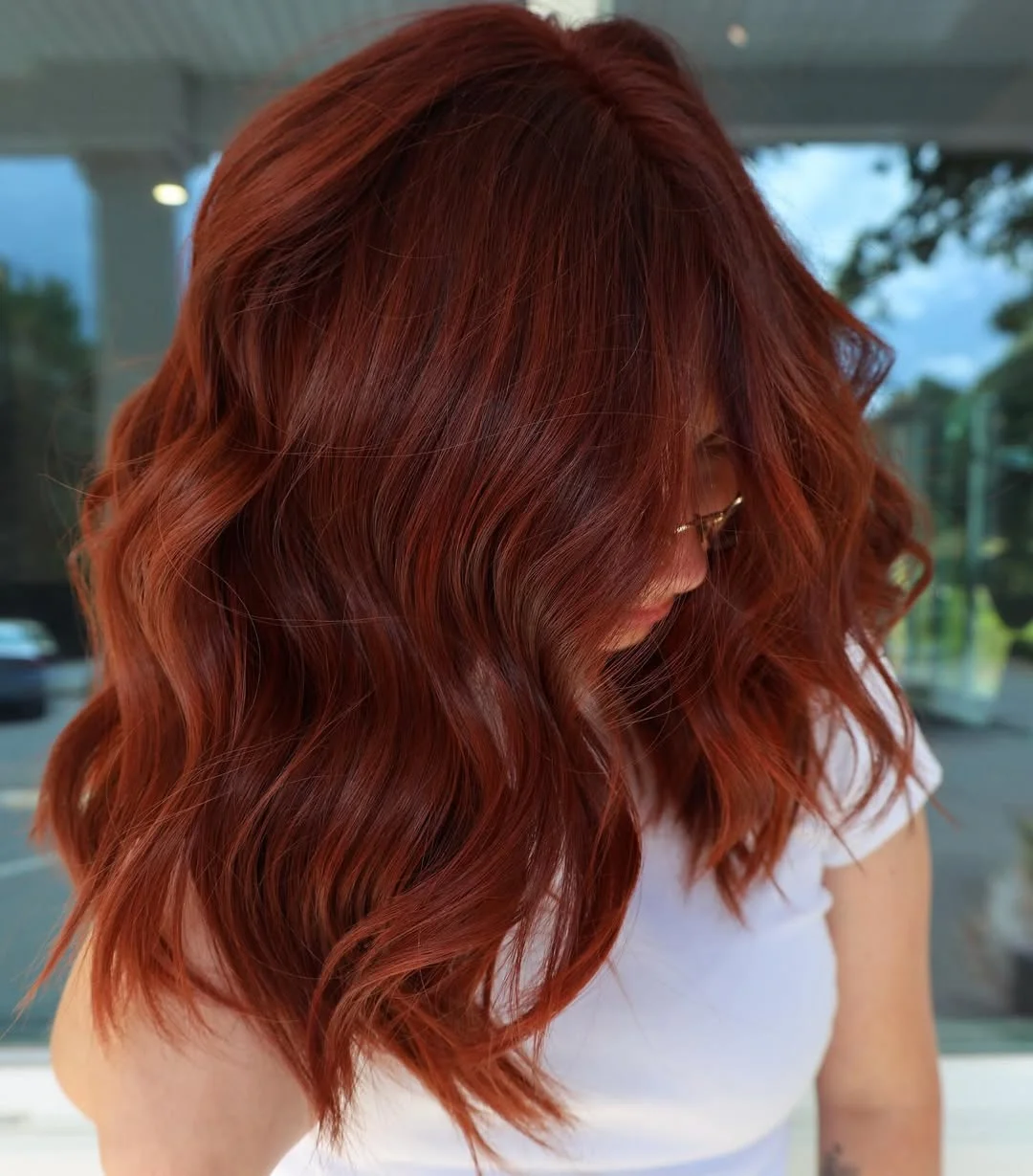 deep summer auburn hair color 2026 Velvet Cinnamon Auburn With Soft Summer Movement