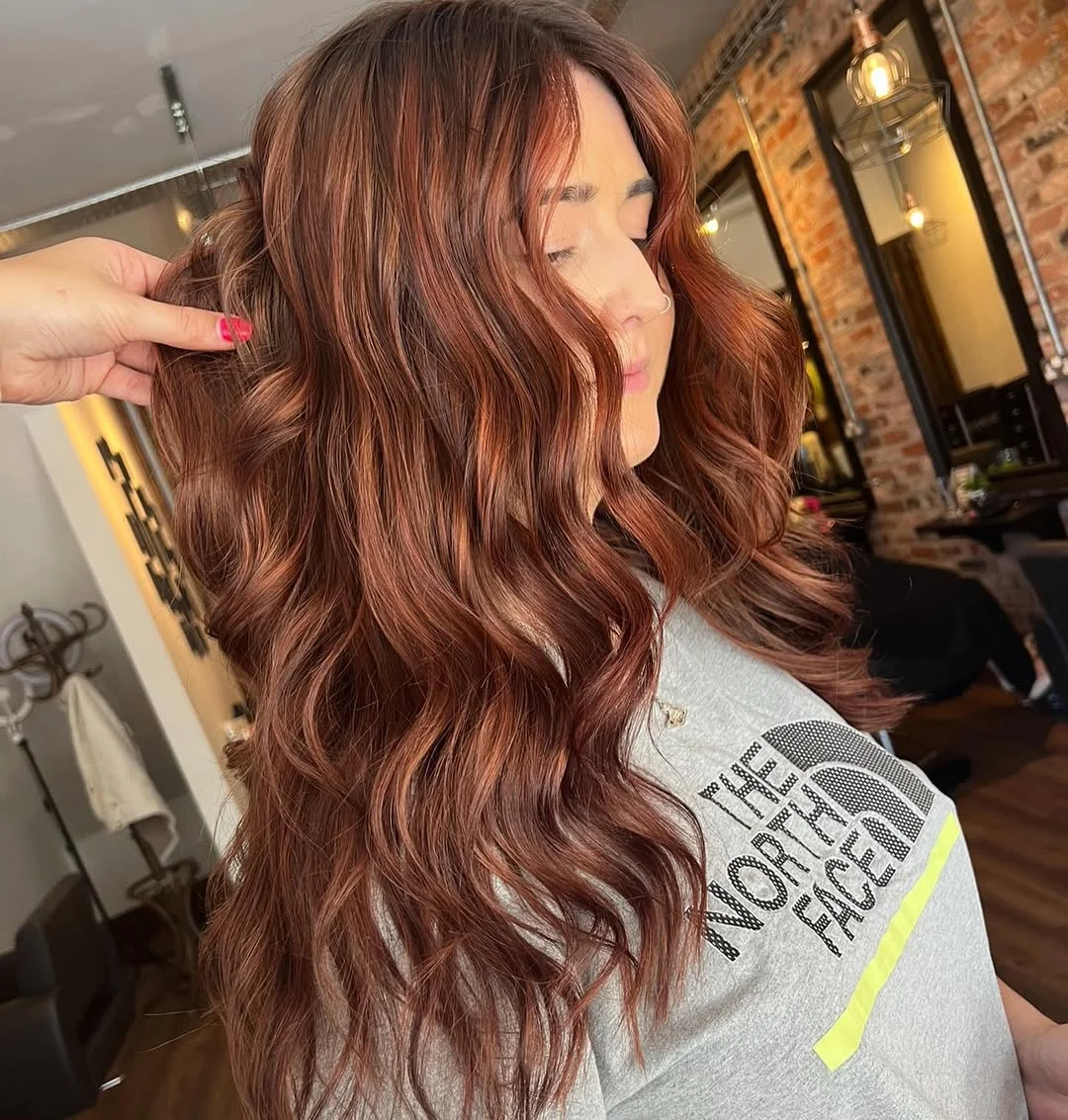 deep summer auburn hair color 2026 Deep Cinnamon Auburn With Melted Copper Dimension