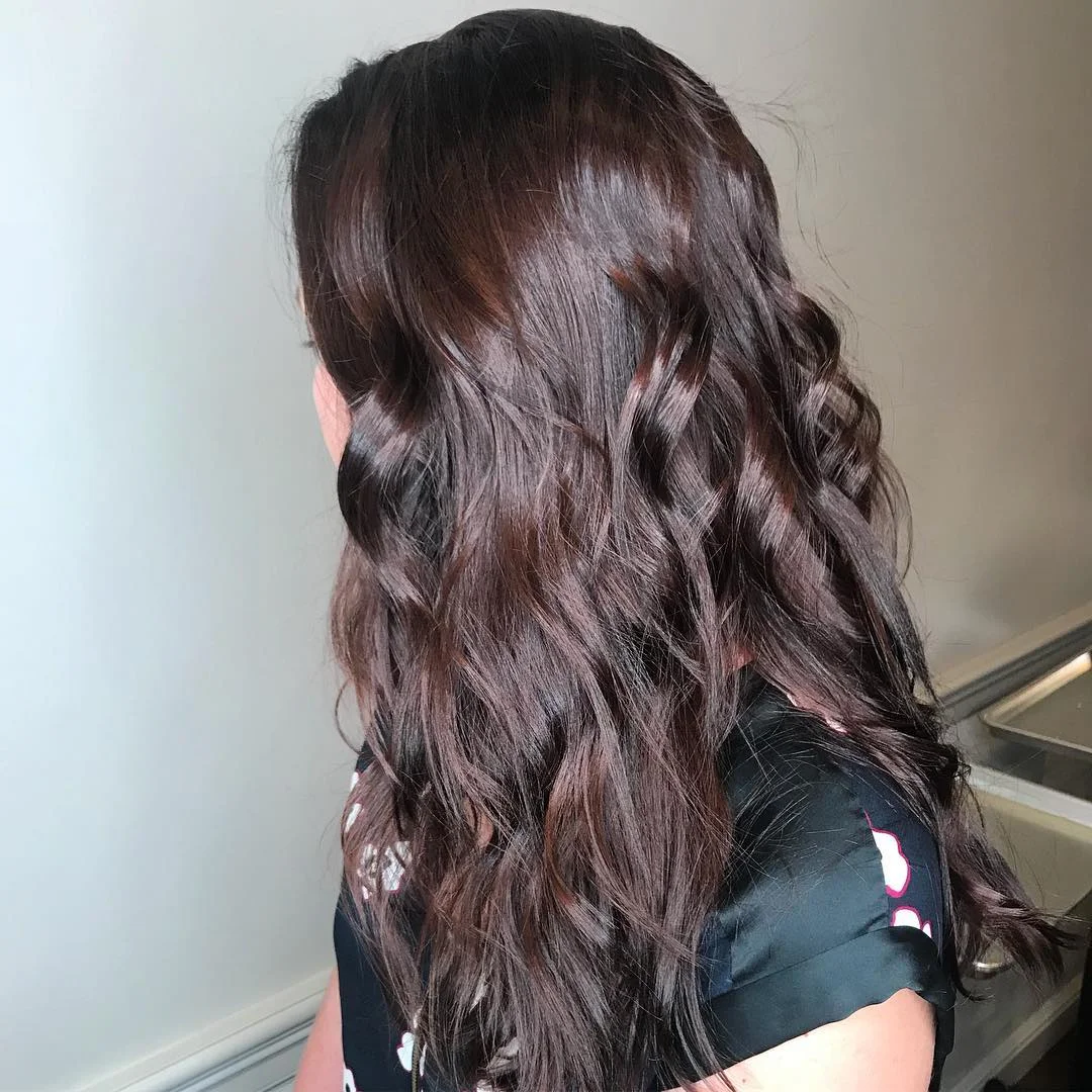 deep summer auburn hair color 2026 Black Cherry Auburn With Deep Velvet Shine