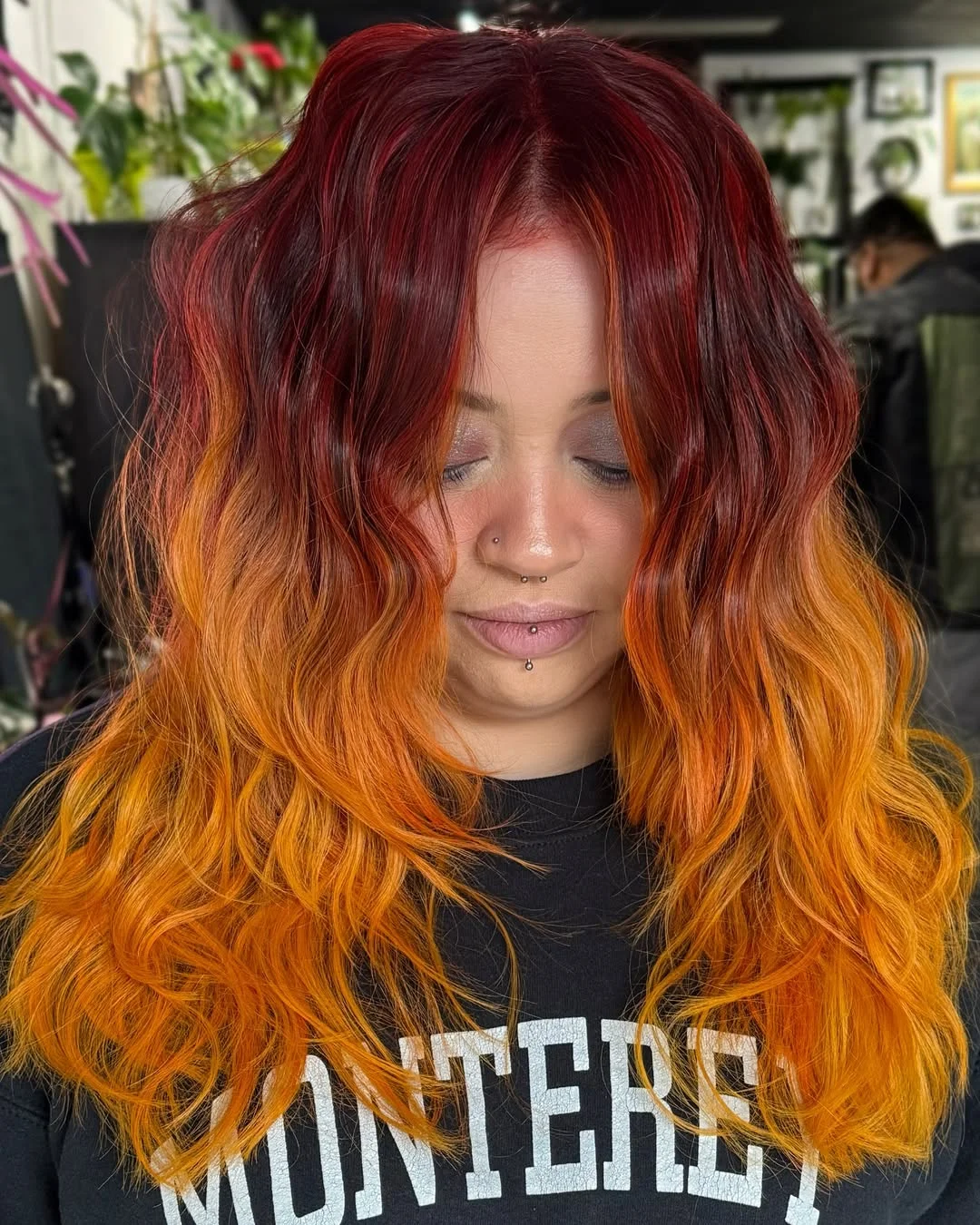 22 fiery summer copper balayage hair ideas 2026 Molten Copper Flame Balayage With Shadowed Roots