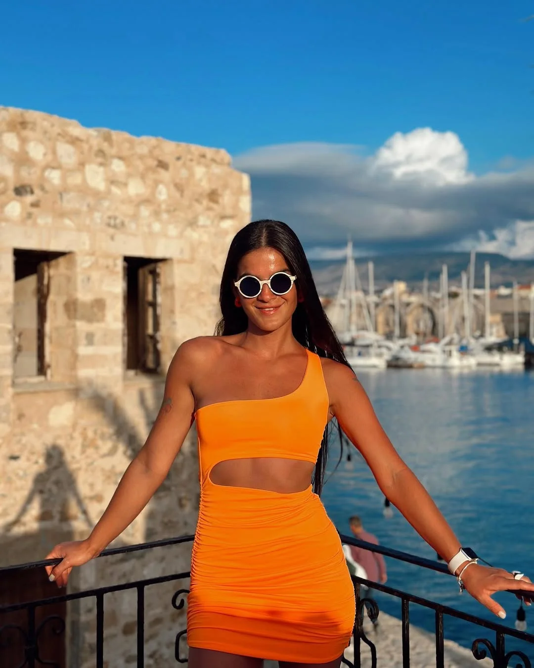 24 June Outfits Ideas for women 2026 Bright Tangerine Cutout Dresses That Were Made For Sunset Vacations