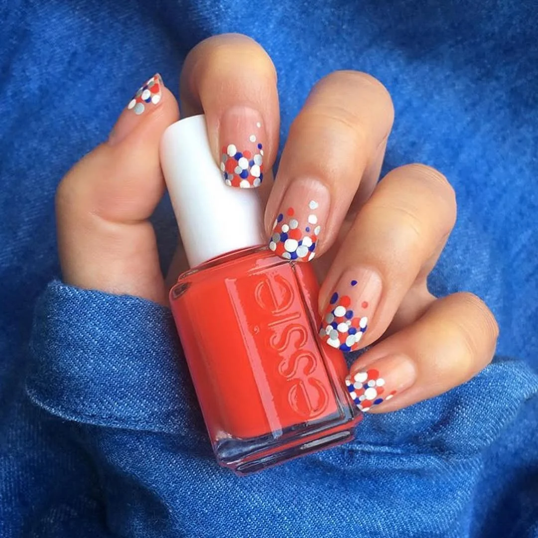patriotic nails 2026 Confetti Dot Nails That Feel Like A Summer Celebration