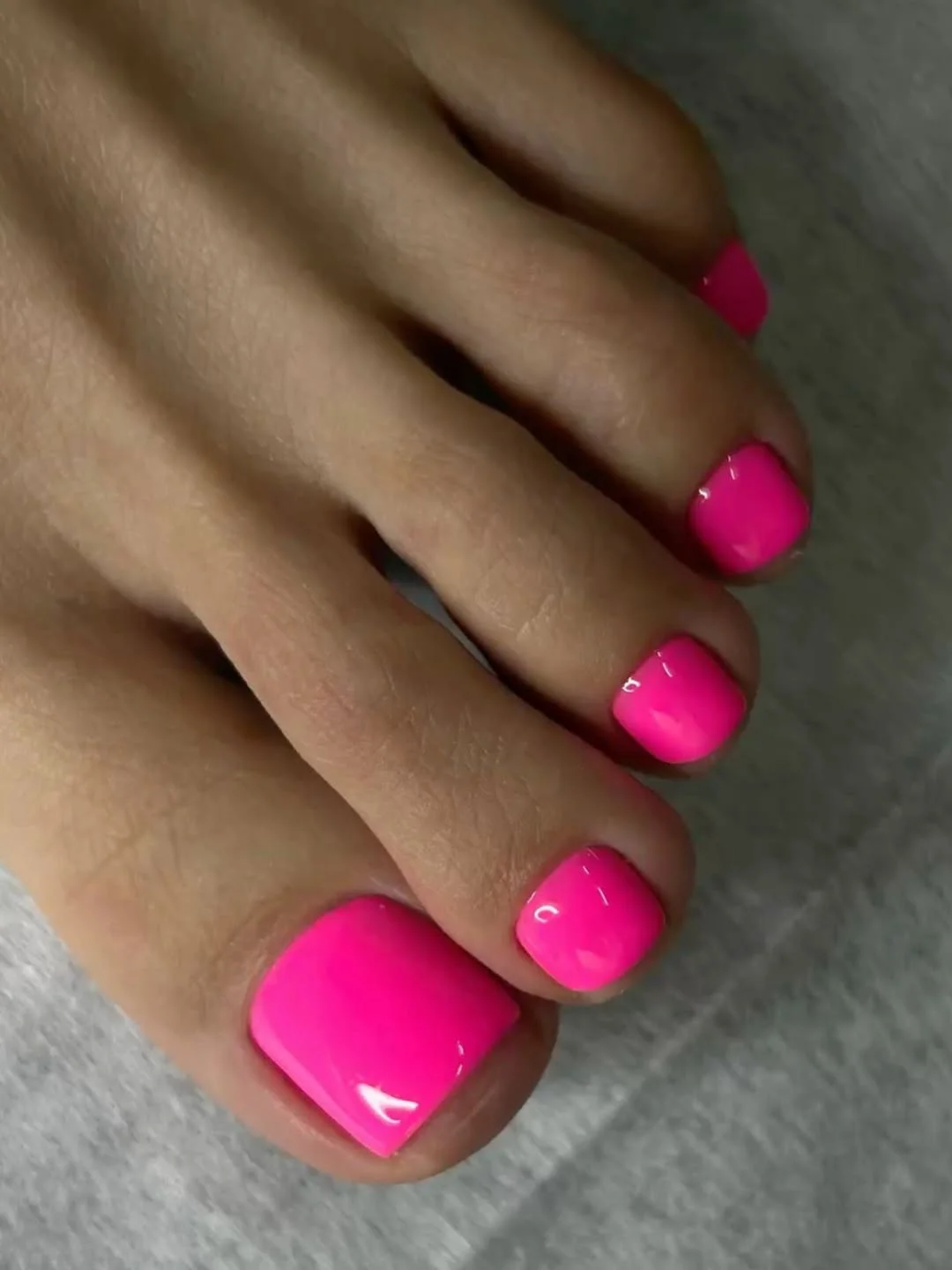 23 pedicure ideas summer trends 2026 Hot Neon Pink Pedicure That Completely Owns Summer 2026