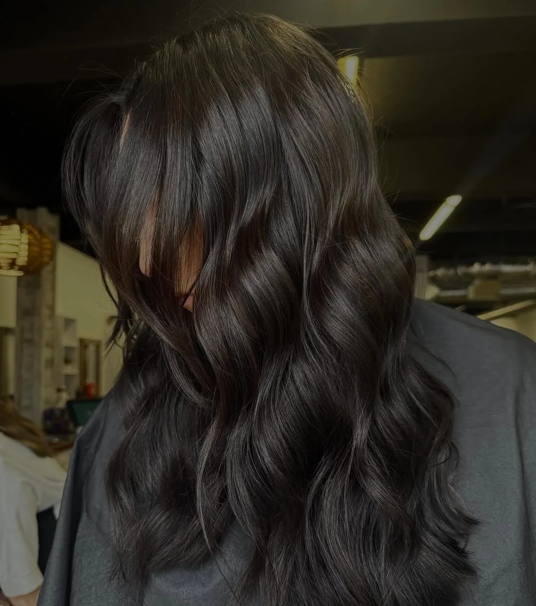 25 rich summer brunette hair color 2026 Midnight Espresso Brunette With Ultra Gloss Finish