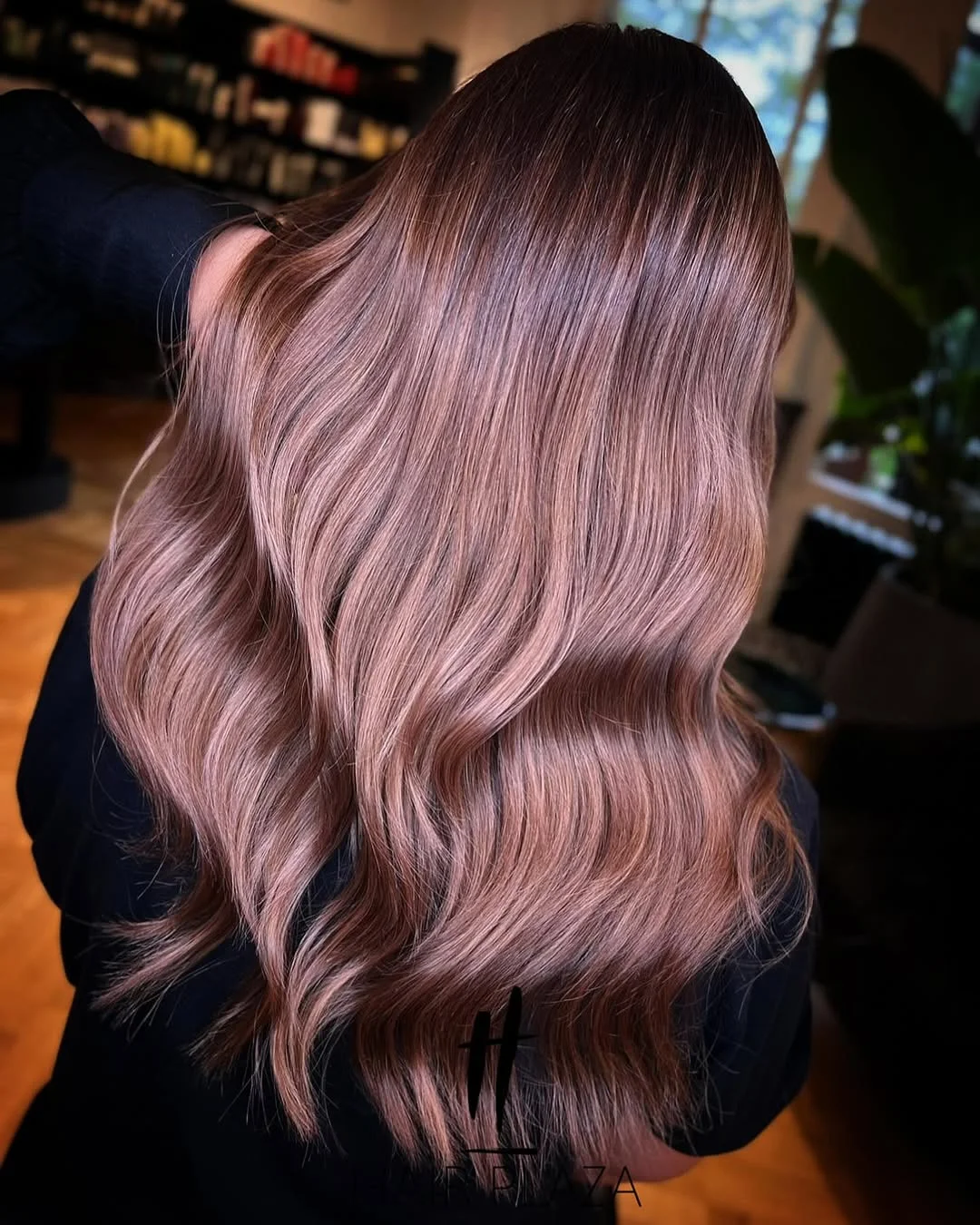 soft summer rose brunette hair color 2026 Velvety Rose Brunette With Seamless Dimension