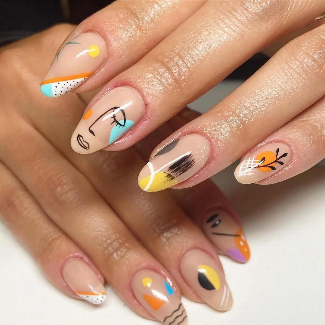 23 Summer nail art ideas 2026 Retro Pop Art Nails That Feel Playful Again