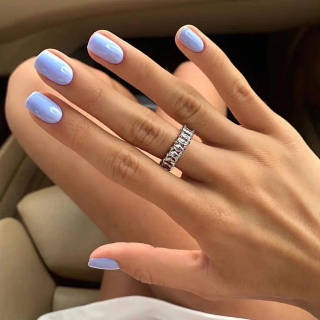 24 summer nail colors 2026 Soft Lavender Nails That Make Minimalism Feel Romantic Again