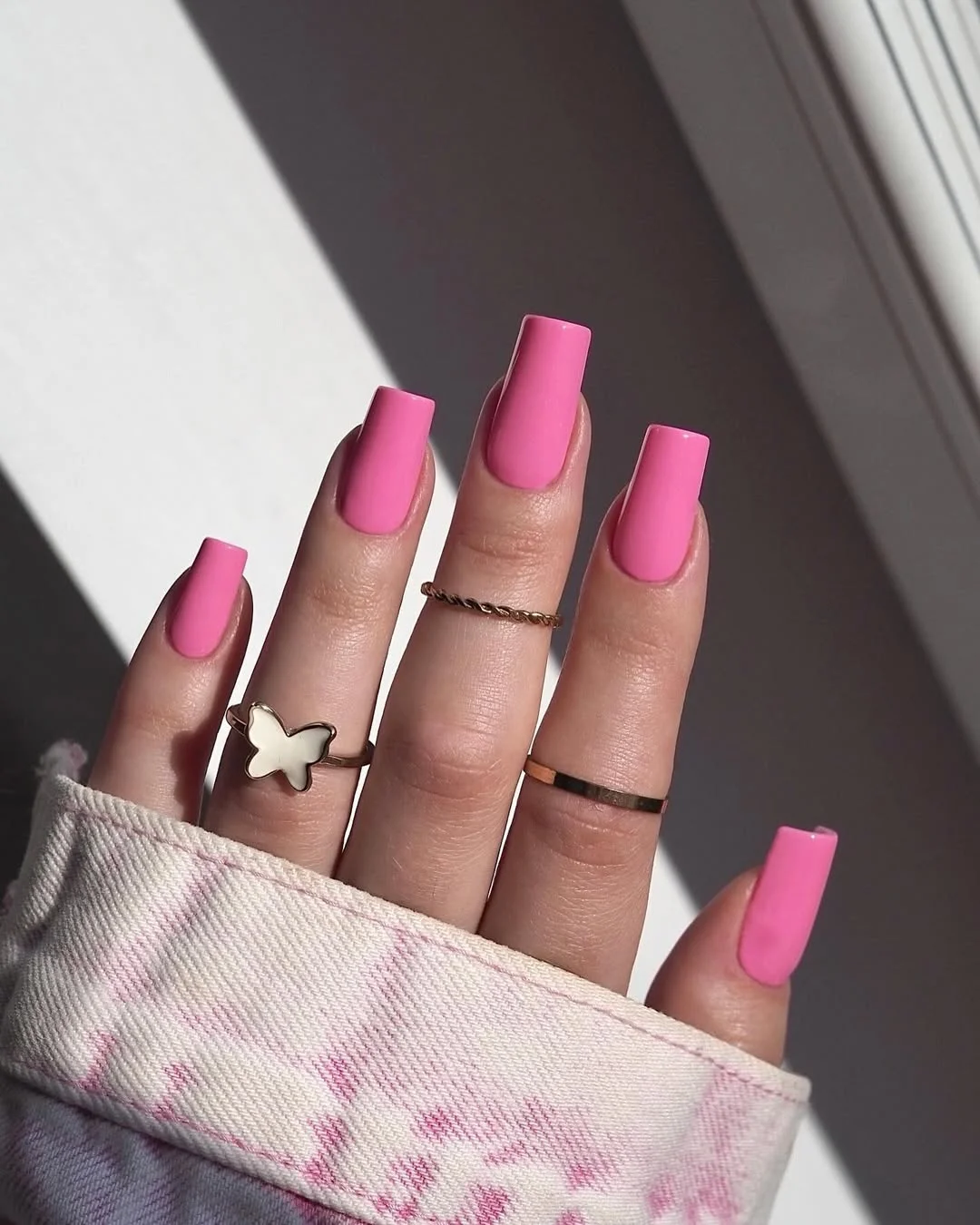 23 summer nails one color 2026 Bubblegum Pink Nails That Never Go Out of Style