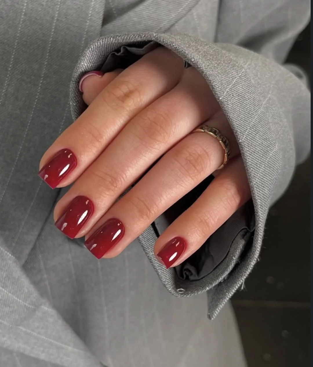 23 summer nails one color 2026 Rich Cherry Red for Timeless Summer Confidence