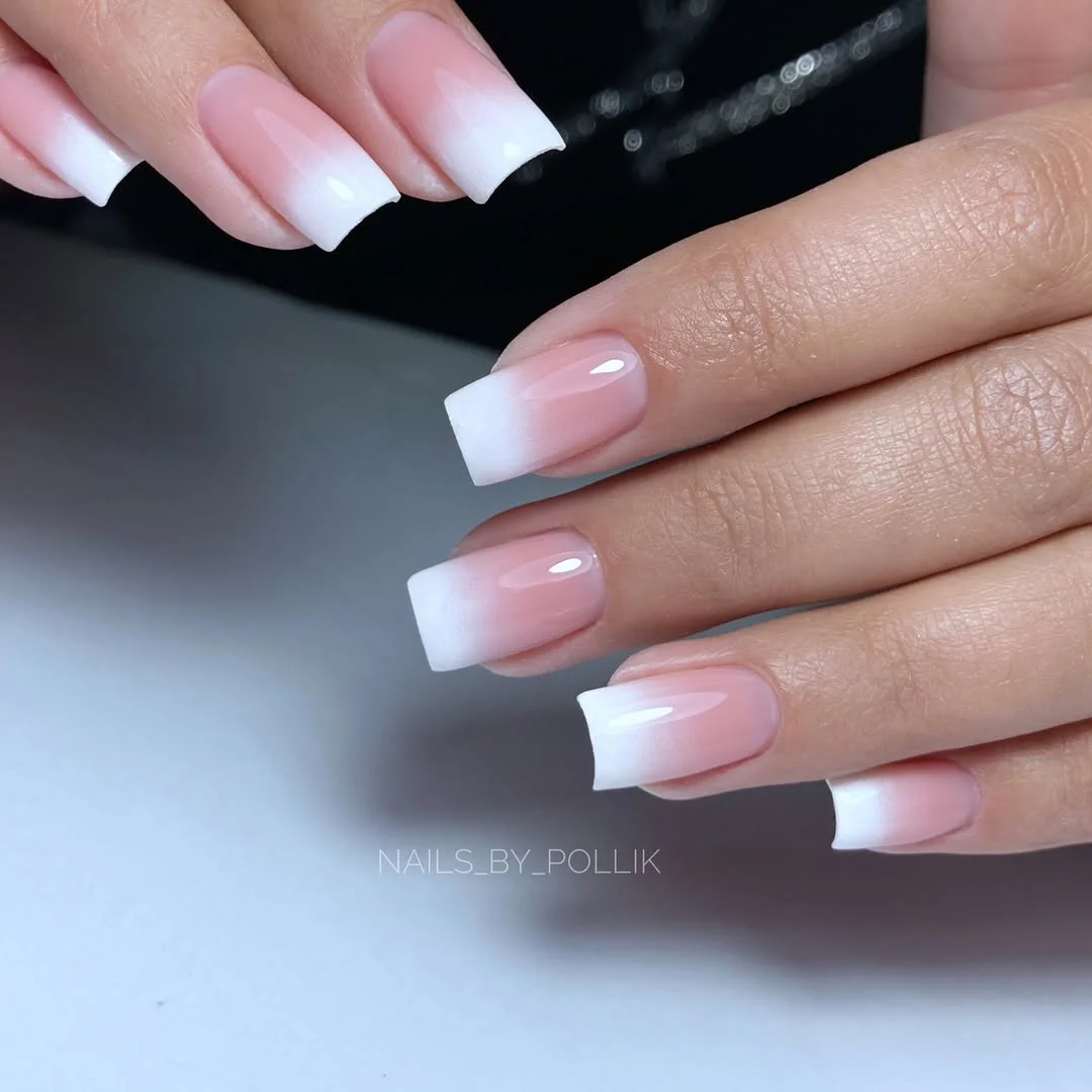 22 summer ombre nails 2026 classic baby french ombre that never misses