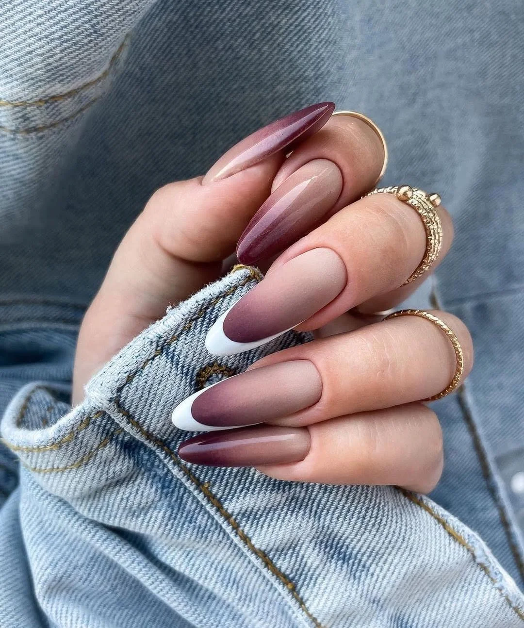 22 summer ombre nails 2026 mocha french ombre for late summer evenings