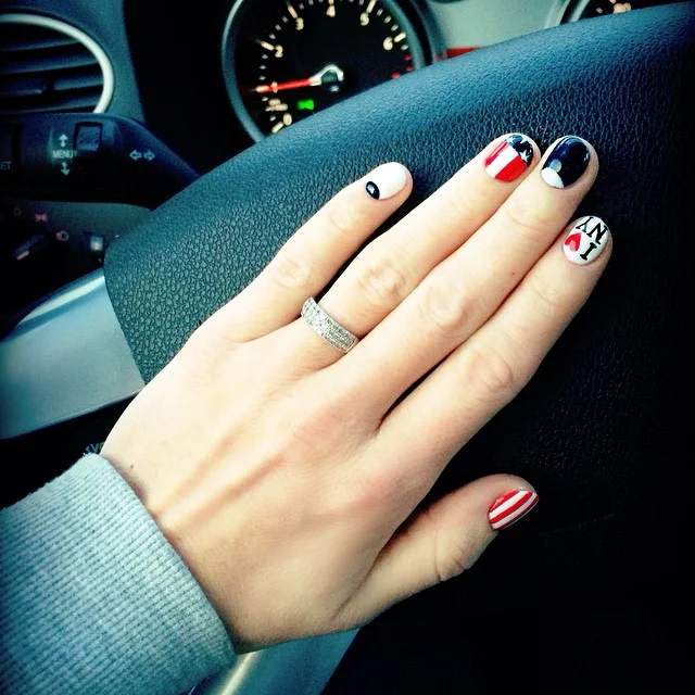 23 usa nails 2026 Playful Road Trip Nails With Americana Details