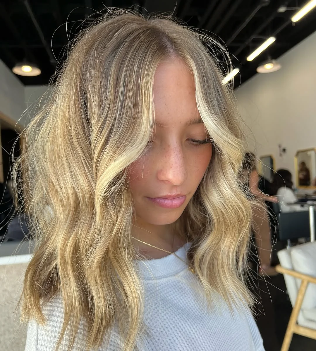 23 warm summer honey blonde hair color 2026 Creamy Beige Blonde With Airy Midlength Movement