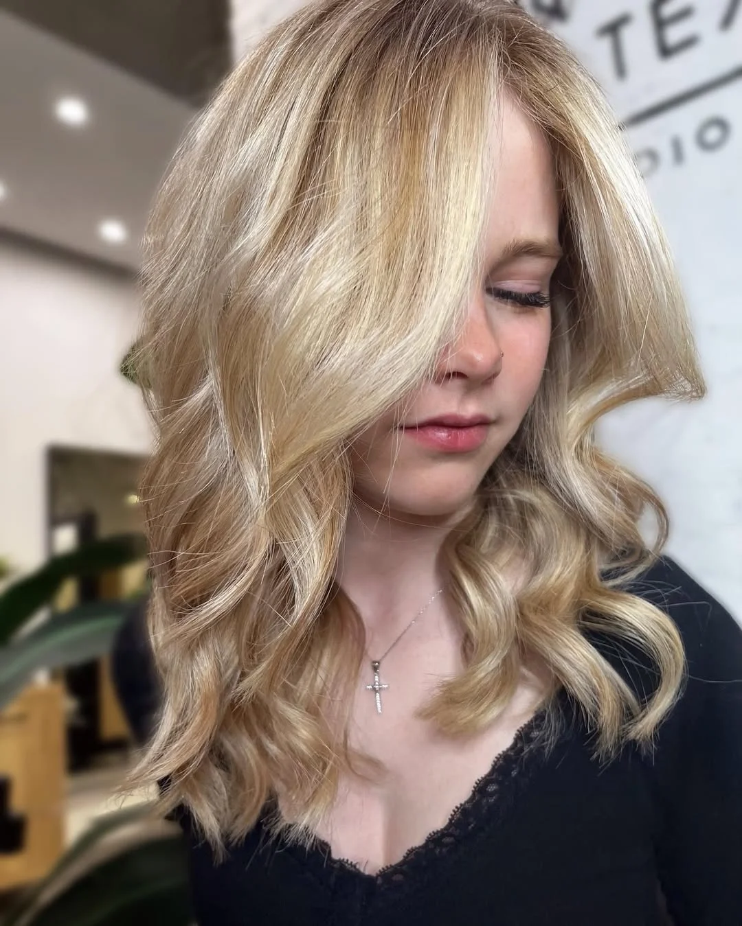 23 warm summer honey blonde hair color 2026 Buttercream Honey Blonde With Airy Curtain Layers
