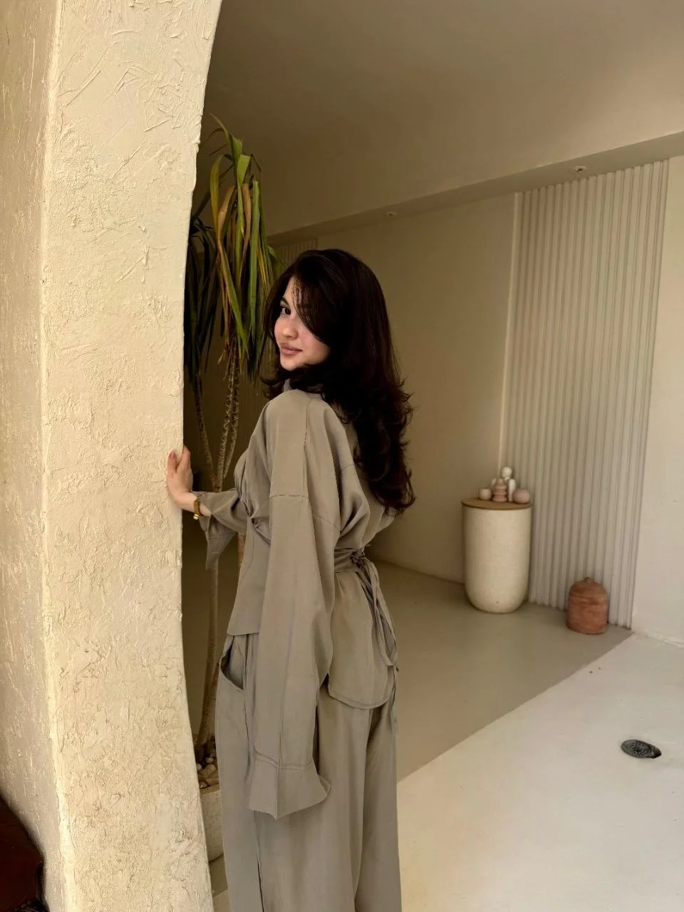 20 Early summer outfits 2026 Relaxed Taupe Co Ord Set for Quiet Luxury Style