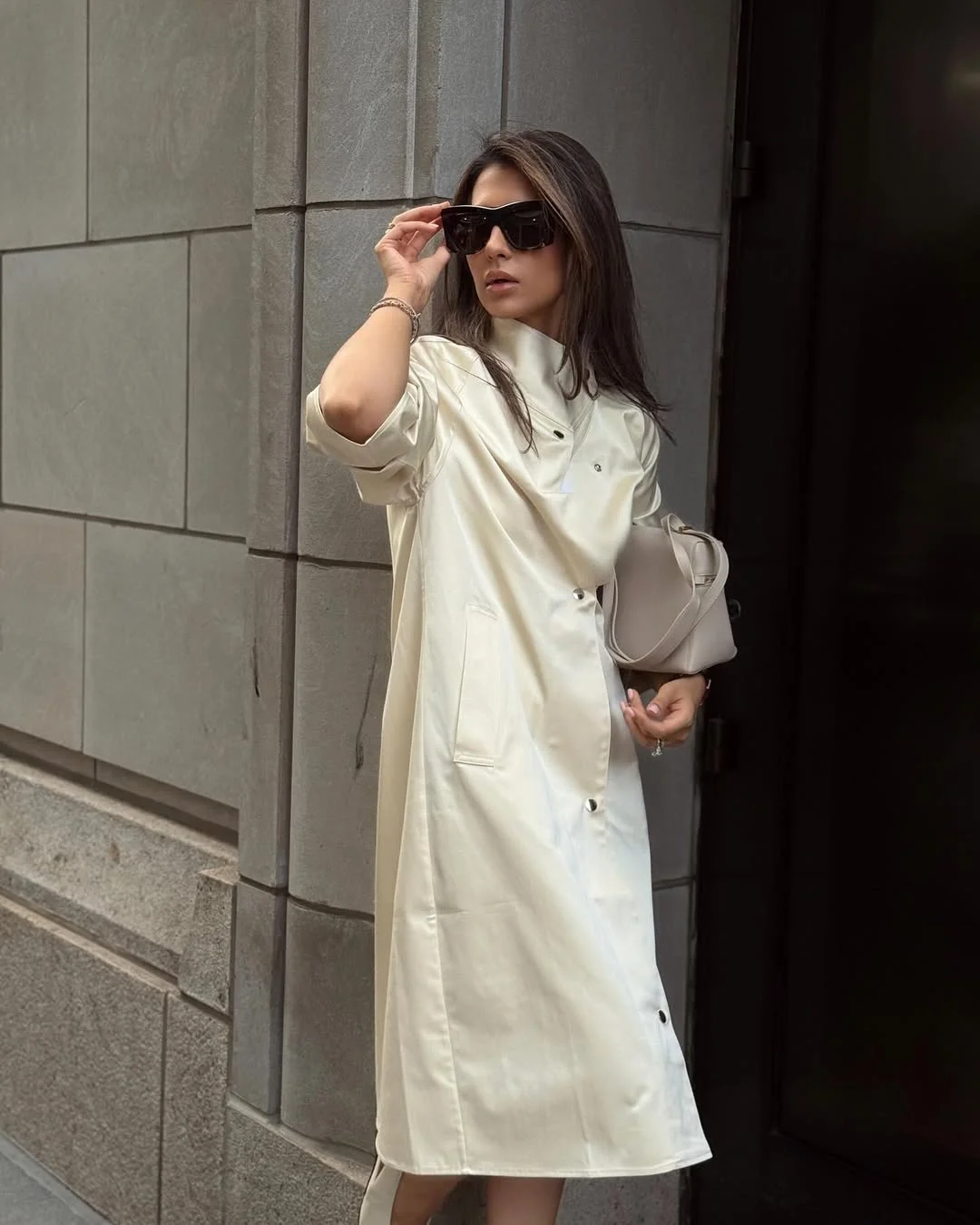 19 fall fashion trends for women 2026 Cream Leather Outerwear as a Statement Piece