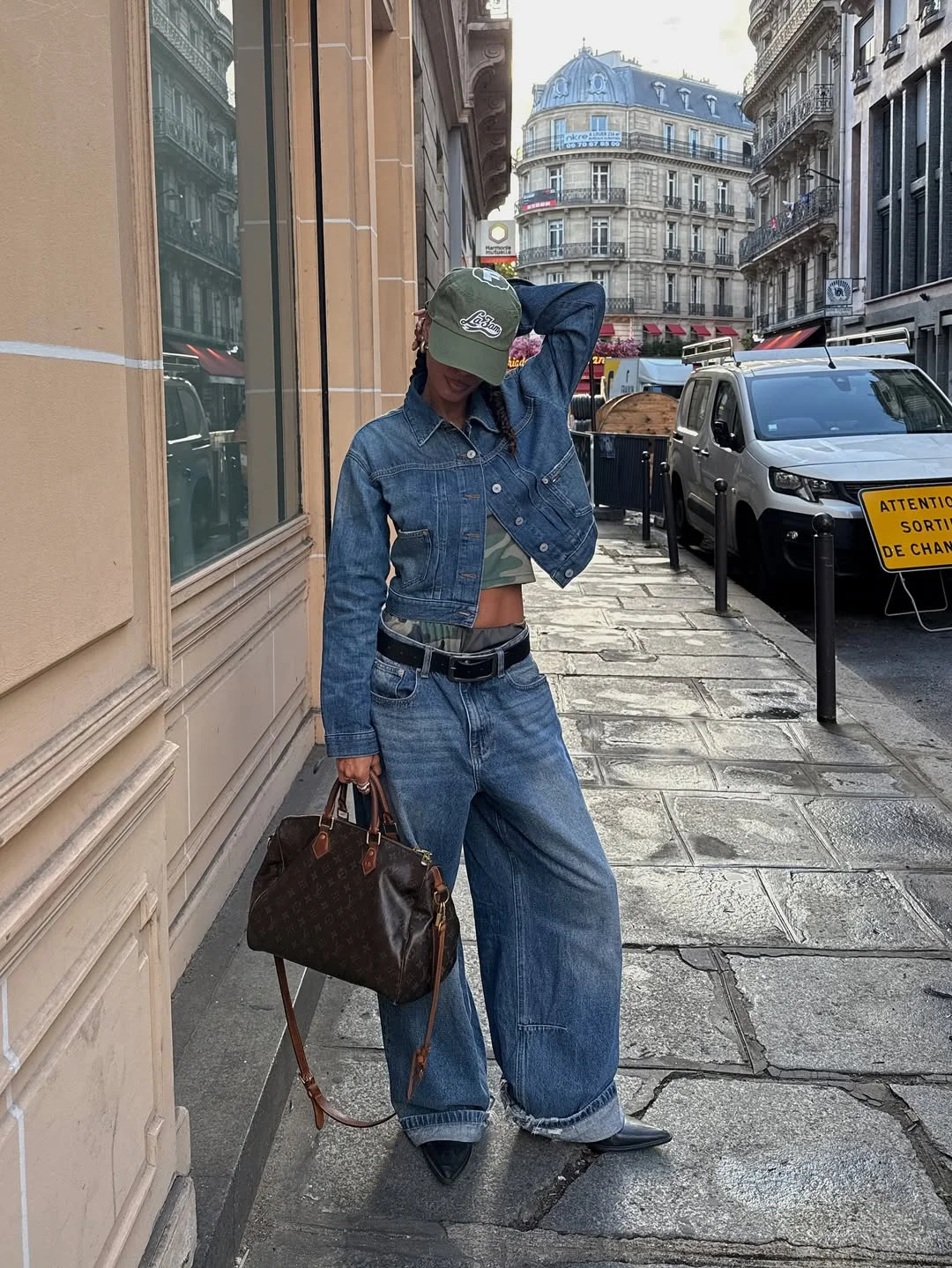 21 Fall outfits ideas 2026 Denim on Denim with a Modern Street Style Twist