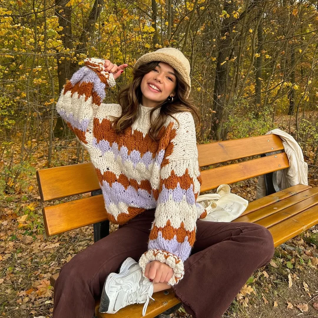 21 Fall outfits ideas 2026 Cozy Cabin-Inspired Knitwear for Weekend Fall Adventures