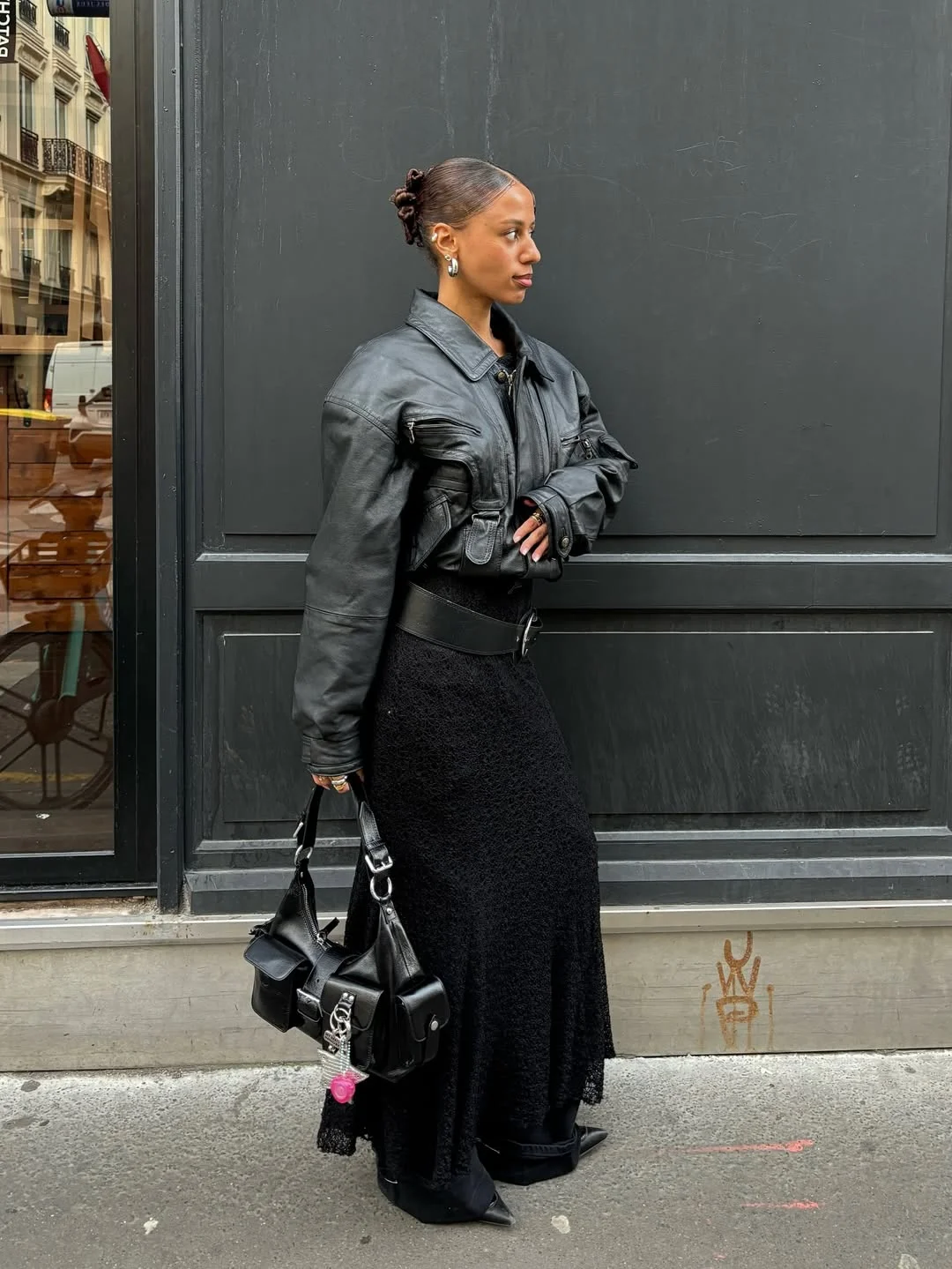 21 Fall outfits ideas 2026 All-Black Textures for a Sophisticated Fall Statement