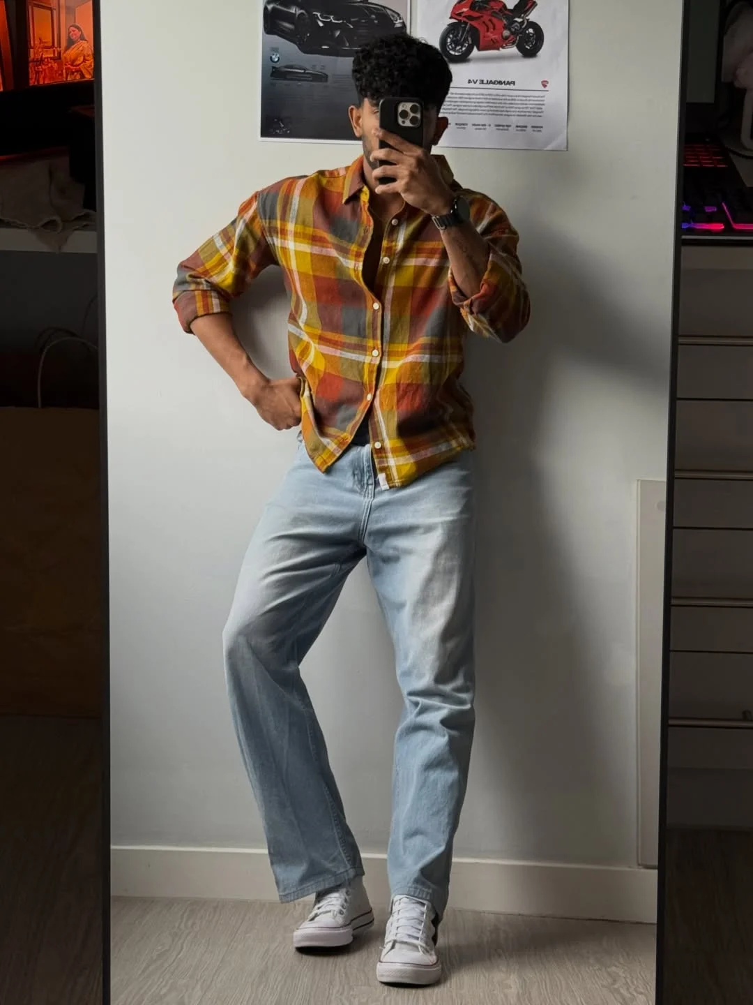 22 Fall outfits ideas for men 2026 Warm Plaid Layers With Seasonal Personality