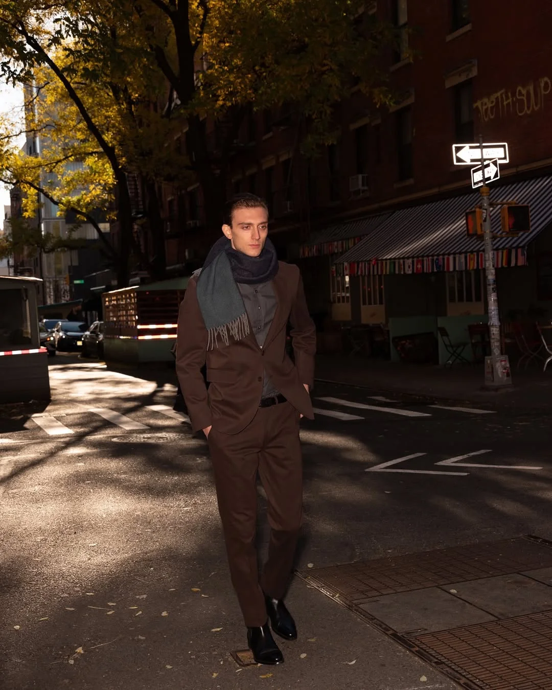 22 Fall outfits ideas for men 2026 Dark Brown Tailoring With City Sophistication