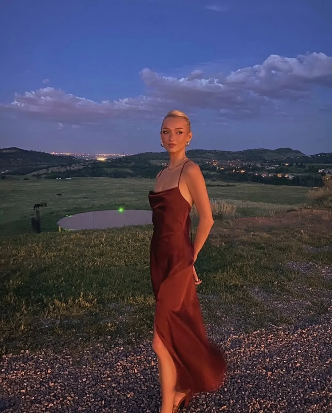 22 fall wedding guest dress 2026 Burgundy Slip Dress for a November Evening Wedding