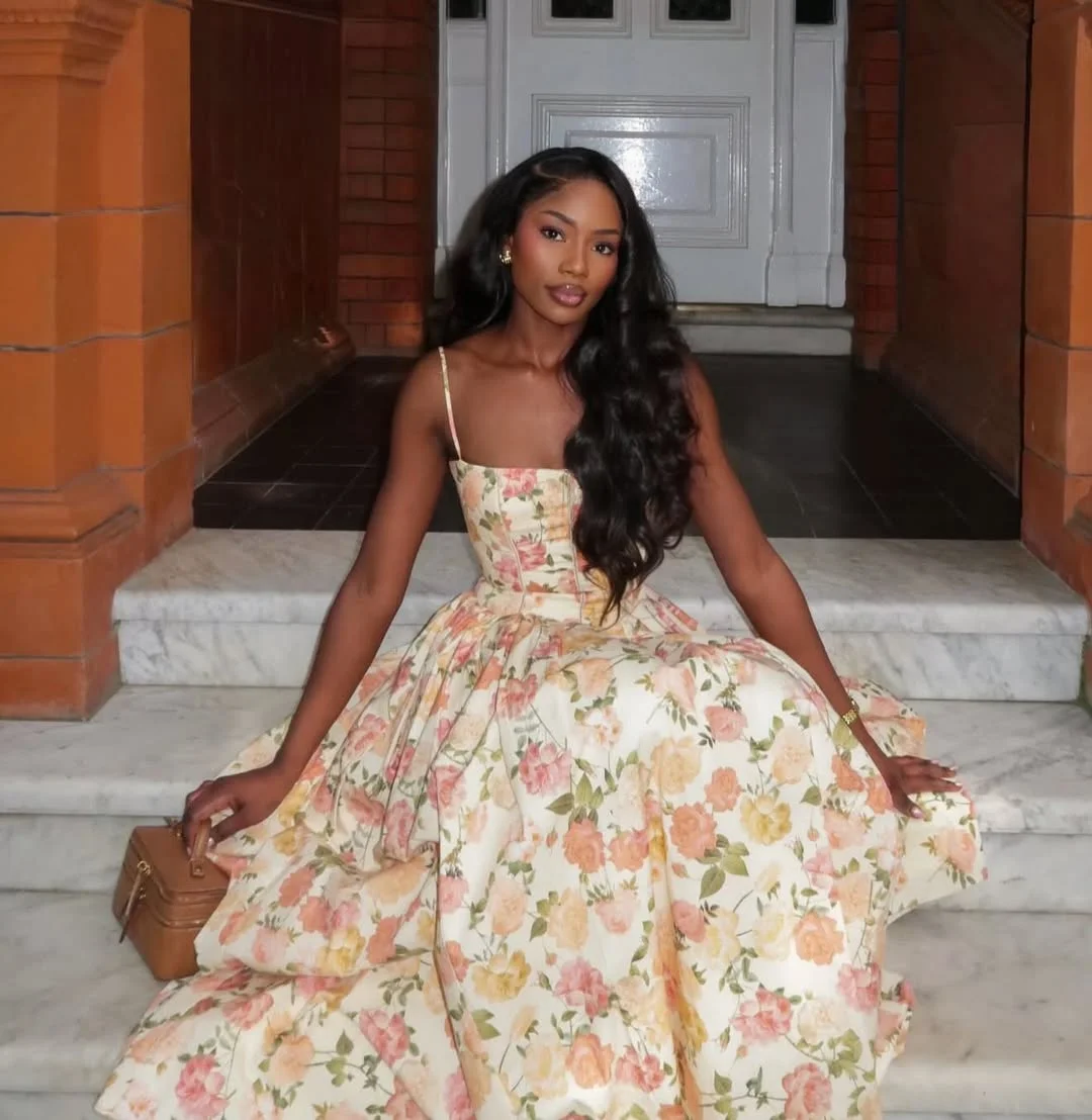 22 fall wedding guest dress 2026 Romantic Floral Ball Gown for a Dreamy Fall Wedding