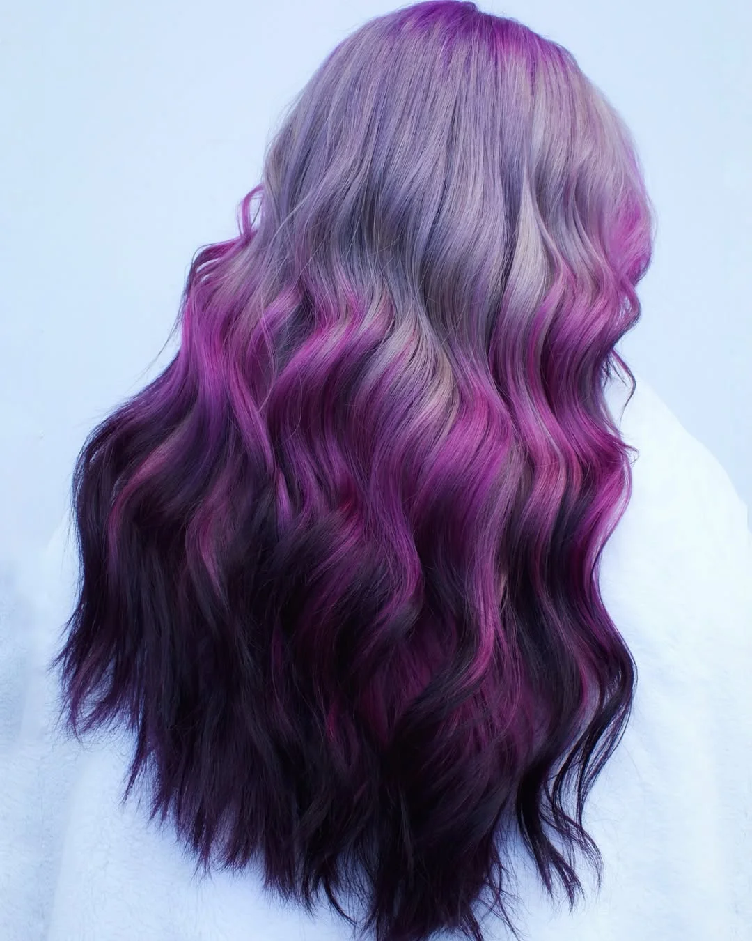 July Hair Colour Ideas 2026 Velvet Orchid Melt With Deep Purple Dimension