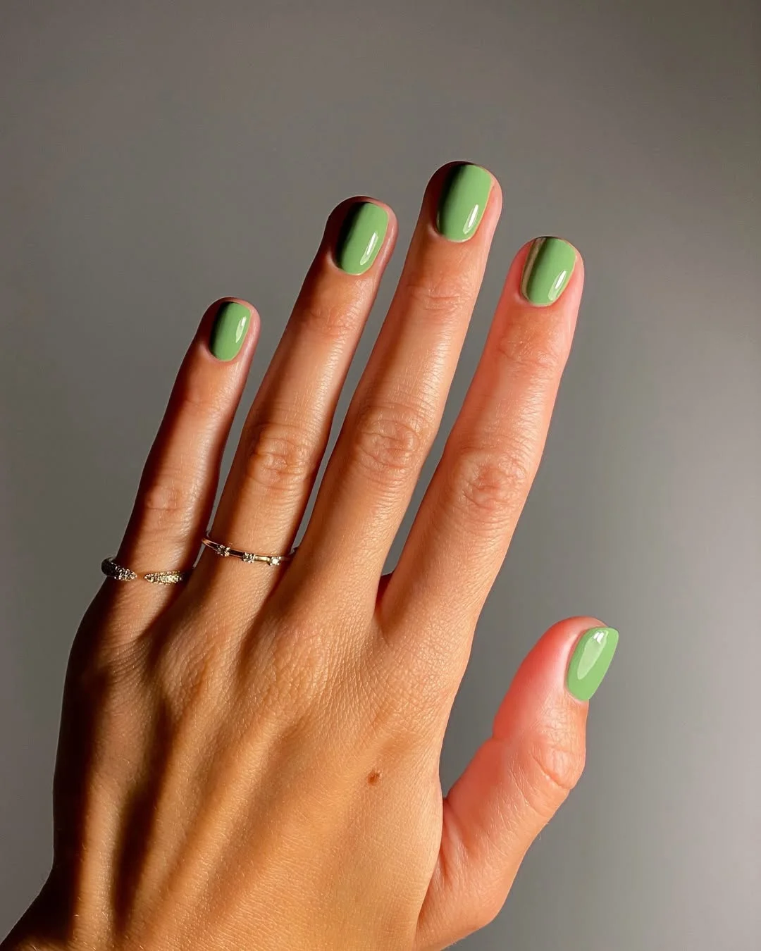 21 plain summer nails 2026 Fresh Sage Green Nails For Effortless Summer Style