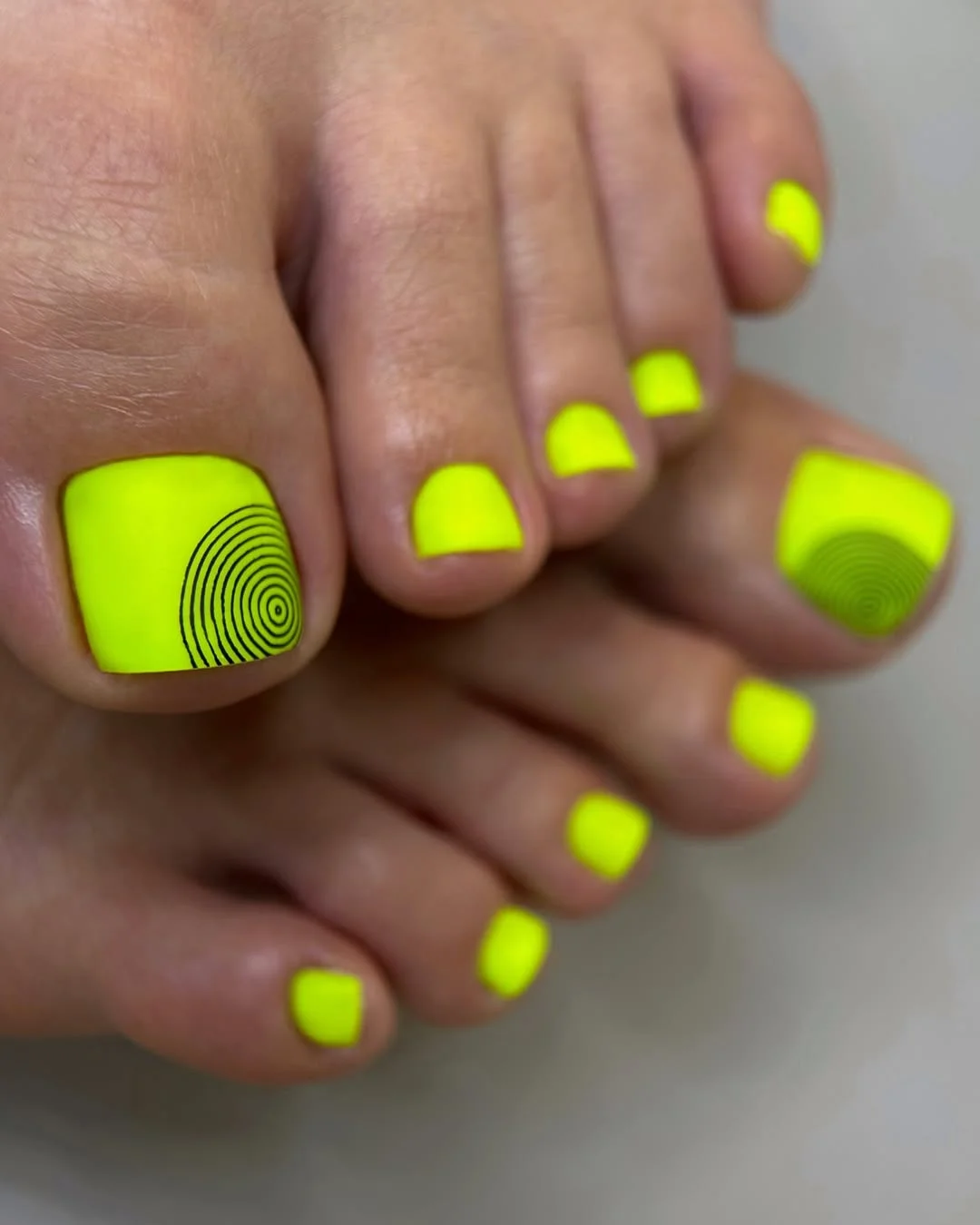 summer pedicure nail art 2026 Electric Lime Pedicure For Maximum Summer Energy